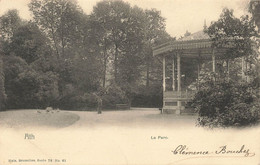 ATH - Le Parc - Carte Circulé 1906 Vers Hôtel De Ville De ST-GHISLAIN - Ath