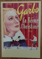 Carte Postale - La Reine Christine (Queen Christina - 1933) (film Cinéma Affiche) Greta Garbo - Affiches Sur Carte