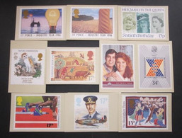 1986 THE COMPLETE YEAR SET OF P.H.Q. CARDS UNUSED. ISSUE Nos. 89 To 98 (B) #00806 - PHQ Cards
