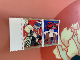 Japan Stamp Fire Engine Ambulance Cartoon MNH - Nuevos