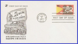 US #1727 U/A READERS DIGEST FDC   Talking Pictures - 50 Years - 1971-1980