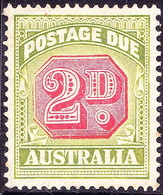 AUSTRALIA 1938 KGVI 2d Carmine & Green Postage Due SGD114 MNH - Strafport