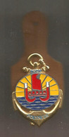 JC , G , Militaria ,  Insigne , Pucelle , GSMA POLYNESIE , G 4379 , Frais Fr 3.35 E - Navy