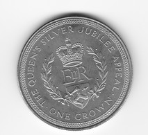 1 Couronne 1977 Ile De Man  Jubilee D'argent De La Reinel  UNC - Île De  Man