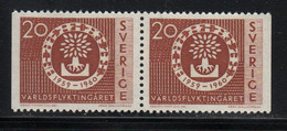 Suéde; Yv 448; Paire De Carnet **; Année Mondiale Des Réfugiés ; Mi 457 DI/Dr - Unused Stamps