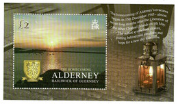 Ref 1554 - Alderney £2 Miniature Sheet MNH - Alderney