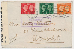 Censored Cover Sheffield GB / UK - UtrechtThe Netherlands 1940 - WWII - No Service - Return To Sender - Covers & Documents