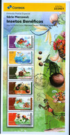 BRAZIL #4856-61 - EDICT Nº22/2021   BENEFICIAL INSECTS  - BEES - DUNG BEES - PRAYING MANTIS   - - Lettres & Documents