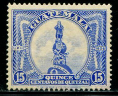 DK1828 Guatemala 1926 Statue 1V Engraved Edition Revealed MNH - Guatemala