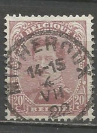 Belgique - Emission 1915 - N°140 Oblitération MICHEROUX - 1915-1920 Albert I.