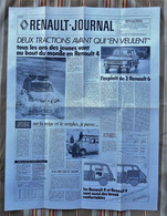 Publicite RENAULT 4 Et 6 1972 92 Boulogne Billancourt - Advertising