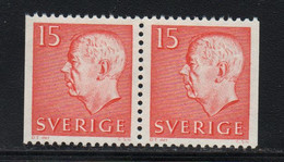 Suède; Yv 460; Paire De Carnet **; Gustav VI; Mi 468 DI/Dr - Unused Stamps