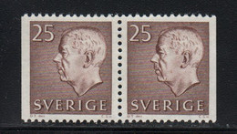 Suède; Yv 463; Paire De Carnet **; Gustav VI; Mi 478 DI/Dr - Unused Stamps