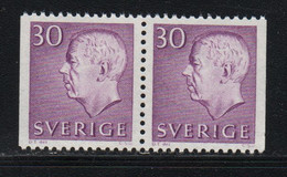 Suède; Yv 465; Paire De Carnet **; Gustav VI; Mi 489 DI/Dr - Unused Stamps