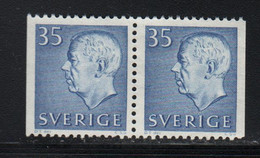 Suède; Yv 47; Paire De Carnet **; Gustav VI; Mi 490 DI/Dr - Unused Stamps