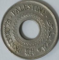 Palestine - 5 Mils, 1941, KM# 3, Key Date!, High Grade! - Andere - Azië