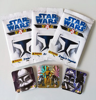 STAR WARS STAKS - PANINI - CARD MAGNETICHE CLONE WARS - BUSTINE SINGOLE - Personnages