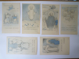 2022 - 2924  LOT De 6  Jolies Images Religieuses   XXX - Non Classés