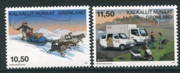 GREENLAND 2013 Europa: Postal Vehicles MNH / **.  Michel 632-33 - Unused Stamps