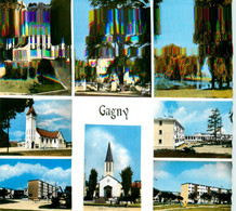 Gagny * Souvenir De La Commune * Cpa 8 Vues - Gagny