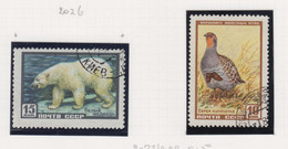 Sowjet-Unie Jaar 1957 Michel-nr. 2027/2028 Gestempeld - Other & Unclassified