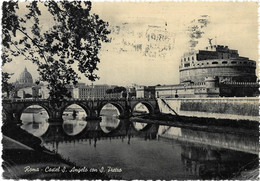 Italie  -   Rome - Roma - Pont Et Chateau  Saint Ange - Ponts