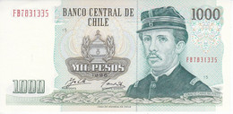 BILLETE DE CHILE DE 1000 PESOS DEL AÑO 1996 EN CALIDAD EBC (XF)  (BANKNOTE) - Chile