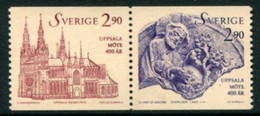 SWEDEN 1993 Synod Of Uppsala MNH / **.   Michel 1770-71 - Unused Stamps