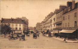 71-CHALON-SUR-SAONE-  AVENUE DE LA GARE - Chalon Sur Saone