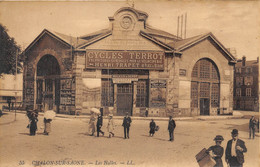 71-CHALON-SUR-SAONE-  LES HALLES - CYCLES TERROT FOURNITURES GENERALE POUR LA VELOCIPEDIE - Chalon Sur Saone