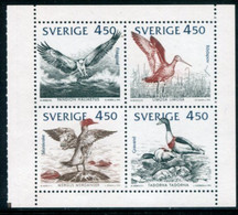 SWEDEN 1992 Birds Of The Baltic MNH / **.   Michel 1742-45 - Nuevos