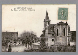 REYRIEUX - La Place Et L'Eglise - - Ohne Zuordnung