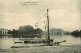 Libourne * Les Rives De La Dordogne * Péniche Batellerie - Libourne