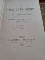 Le Mauvais Génie  COMTESSE DE SEGUR Hachette 1909 - Bibliotheque Rose