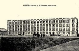 Angers * Intérieur De La Caserne Militaire Du 33ème Régiment D'artillerie - Angers