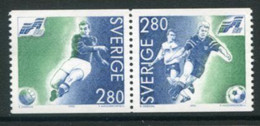 SWEDEN 1992 European Football Championship MNH / **.   Michel 1712-13 - Nuevos