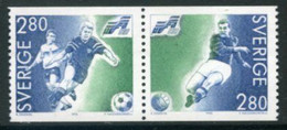 SWEDEN 1992 European Football Championship MNH / **.   Michel 1712-13 - Nuovi