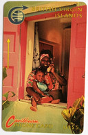 BVI Cable And Wireless 15CBVB US$5 " Woman And Child - New Logo " - Virgin Islands