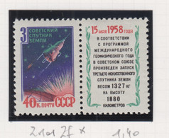 Sowjet-Unie Jaar 1958 Michel-nr. 2101 Zf * - Other & Unclassified