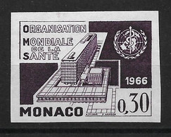 Monaco Essai Non Dentelé N°703**. O.M.S - Variétés