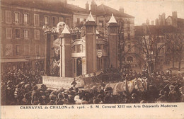 71-CHALON-SUR-SAONE- 2 CARTES DU CARNAVAL 1926 - - Chalon Sur Saone