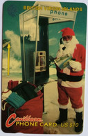 BVI Cable And Wireless 18CBVD US$10 " Santa Claus " - Isole Vergini