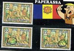 ANDORRA ANDORRA ESP.  2 VARIETES   NOEL - Otros & Sin Clasificación