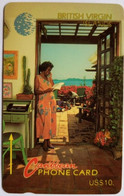 BVI Cable And Wireless 16CBVA US$10 " Woman On Phone " - Jungferninseln (Virgin I.)