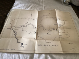 Plan  Carcoar Dam WATER CONSERVATION & IRRIGATION COMMISSION CARCOAR DAM COMPARAISON ENTRE LES FORMES REELLES DU BARRAGE - Publieke Werken