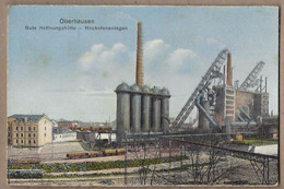 CPA ALLEMAGNE - OBERHAUSEN - Gute Hoffnungshütte - Hochofenanlagen - TB PLAN INDUSTRIE USINE TRAINS - Oberhausen