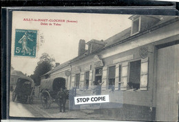 06 - 2022 - VAN2700 -SOMME - 80 - AILLY LE HAUT CLOCHER - Débit De Tabac - Belle Animation - Carte Top - Ailly Le Haut Clocher