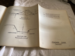 Plan De Barrage  Pindari  Dam  Australia - Public Works