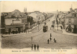 Soissons * Avenue De La Gare * Tram Tramway * Hôtel Café De La Gare - Soissons