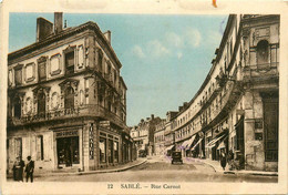 Sablé * La Rue Carnot * Librairie Imprimerie - Sable Sur Sarthe